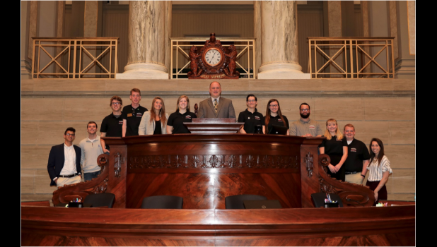It was my pleasure to welcome members of the University of Central Missouri Student Government Association to the Senate Chamber this week.