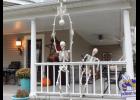 The Doan's were invaded by skeletons Halloween night.