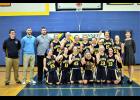  Winning team members, front row: Brighton Swindler, Nora Ford, Tegan Bruce, McKauley Prothero, Cassie Moore and Ali Trosper. Second row: Manager Will Edwards, Coach Christian Bryant, Head Coach Jordan Richman, Somer Finch, Julia Kanoy, Graycen Prothero, Murphy Park, Atison Allsup, Jessica Richman, Morgan Hartley and Coach Amy Kanoy.