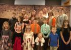 Back row left to right: Olivia, Grace and Erin; third row: Josiah, Brianna, Dona, Beth and Julia; second row: Amadae, Jayden and Dylan; front row: Bonnie, Bryna, Ali, Meaghan, Jarek and Moriah.