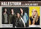 Halestorm with Skylar Grey, August 11