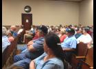 Approximately 75 people showed up to voice their opinions on wind turbines in Caldwell County.