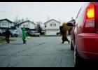 Trick-or-treaters are reminded to watch for traffic.